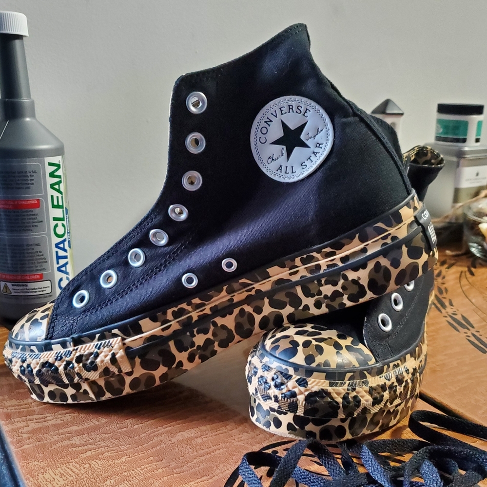 Converse Chuck Taylor Leopard Platform Sneakers